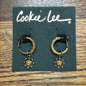 Cookie Lee Vintage Coral Earrings